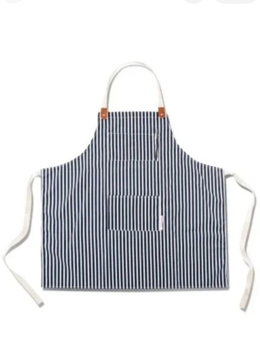 New Business & Pleasure Co. Lauren's Navy Stripe Apron FFF Fall 2025